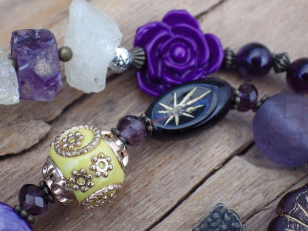 Goddess Hekate Meditation Beads OOAK