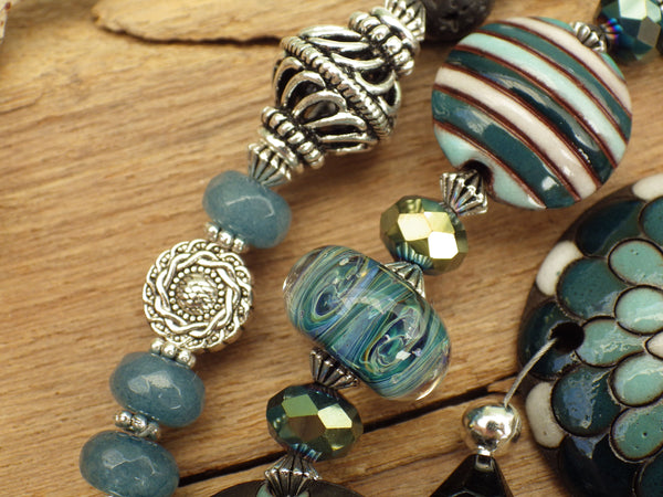 Morgan Le Fay Sea Siren Prayer Beads OOAK