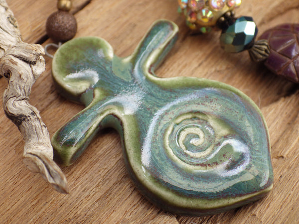 Goddess Arianrhod Pagan Prayer Beads OOAK