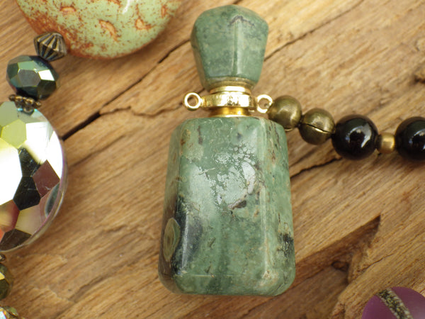 Goddess Arianrhod Pagan Prayer Beads OOAK