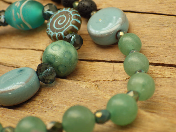 Goddess Morgan Le Fay Sterling Silver Prayer Beads OOAK