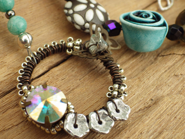 Norse Goddess Freya Sterling Silver Prayer Beads OOAK