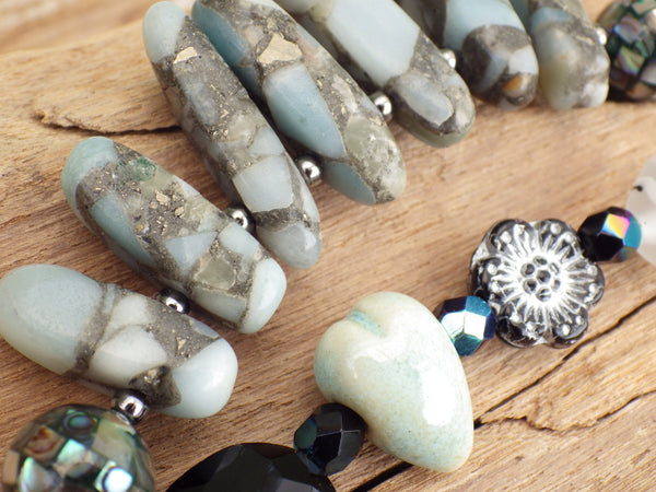 Norse Goddess Freya Sterling Silver Prayer Beads OOAK