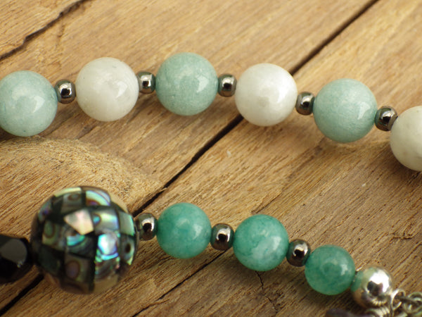 Norse Goddess Freya Sterling Silver Prayer Beads OOAK