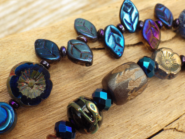 Danu Earth Mother Sterling Silver Pagan Prayer Beads OOAK