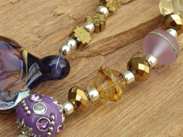 Eqyptian Goddess Isis Sterling Pagan Prayer Beads OOAK