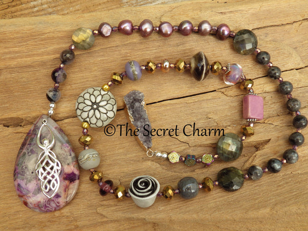 Goddess Aphrodite Sterling Silver Prayer Beads OOAK