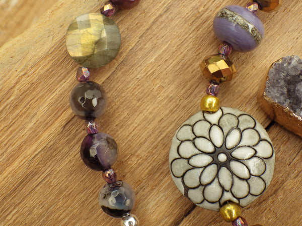 Goddess Aphrodite Sterling Silver Prayer Beads OOAK