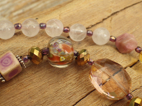 Celtic Goddess Arianrhod Sterling Silver Meditation Beads OOAK