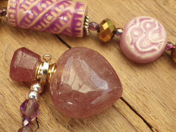 Celtic Goddess Arianrhod Sterling Silver Meditation Beads OOAK