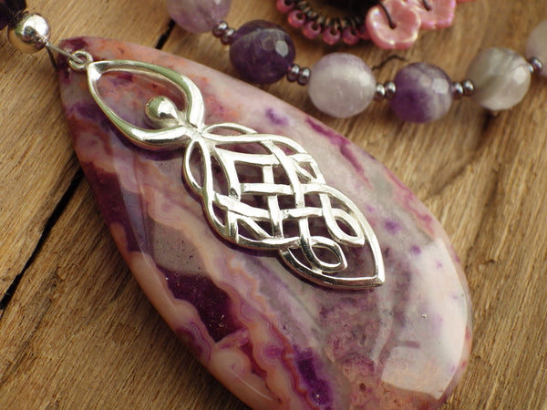 Morgan Le Fay Sterling Silver Pagan Rosary OOAK