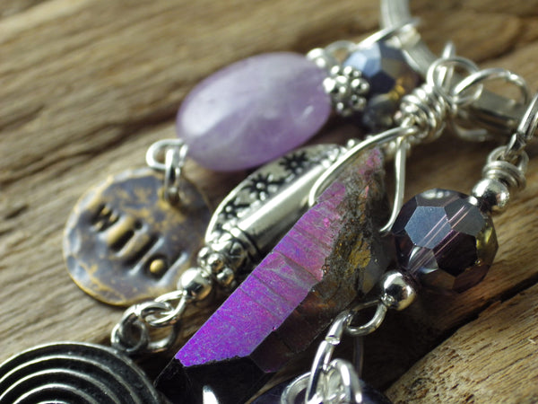 Goddess Hekate Bag Charm, Keychain Keyring OOAK