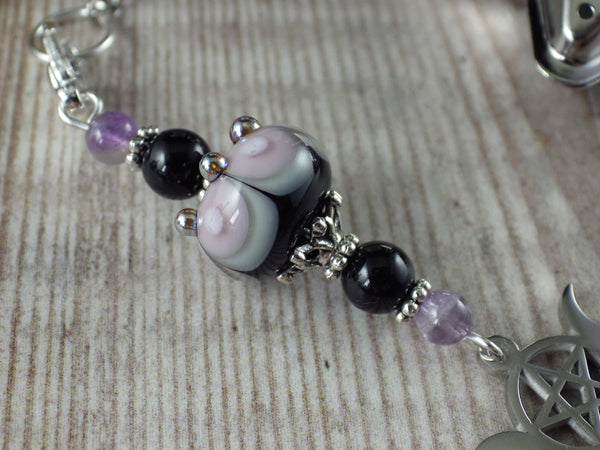 Goddess Rhiannon Tea Ball With Gemstones