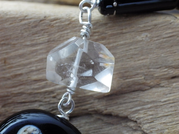 Autumn Moon Sterling Silver Prayer Beads OOAK