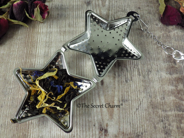 Goddess Rhiannon Tea Ball With Gemstones