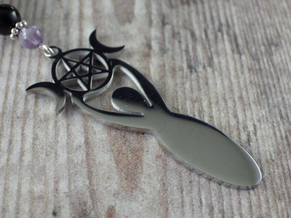 Goddess Rhiannon Tea Ball With Gemstones