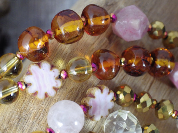 Goddess Brighid Celtic Paidirean Sterling Silver Prayer Beads Necklace OOAK