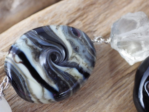 Mountain Hare Sterling Silver Pagan Prayer Beads OOAK