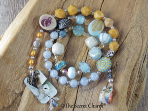 Owl Goddess Athena / Minerva Pagan Prayer Beads