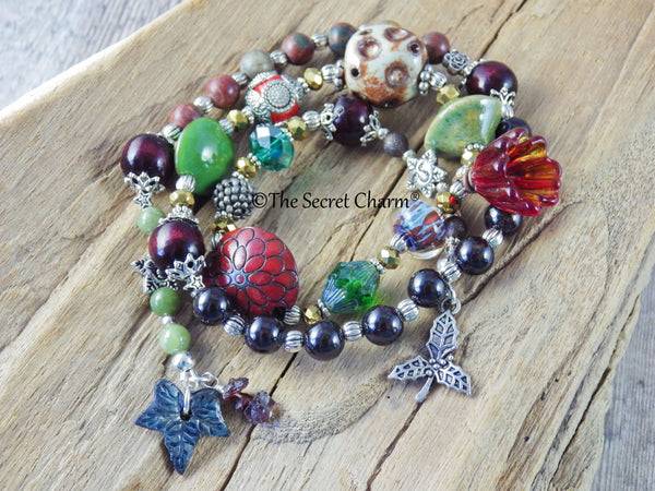 Yule Winter Solstice Pagan Prayer Beads