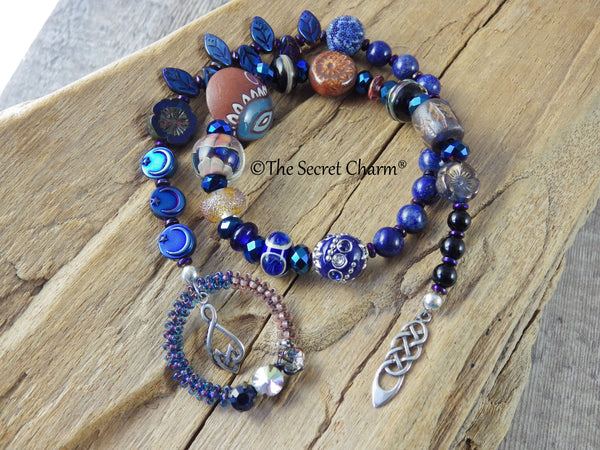 Danu Earth Mother Sterling Silver Pagan Prayer Beads OOAK