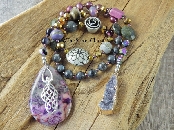 Goddess Aphrodite Sterling Silver Prayer Beads OOAK