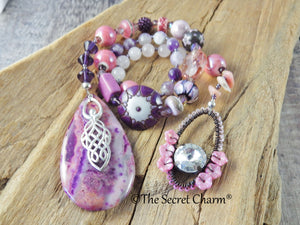Morgan Le Fay Sterling Silver Pagan Rosary OOAK