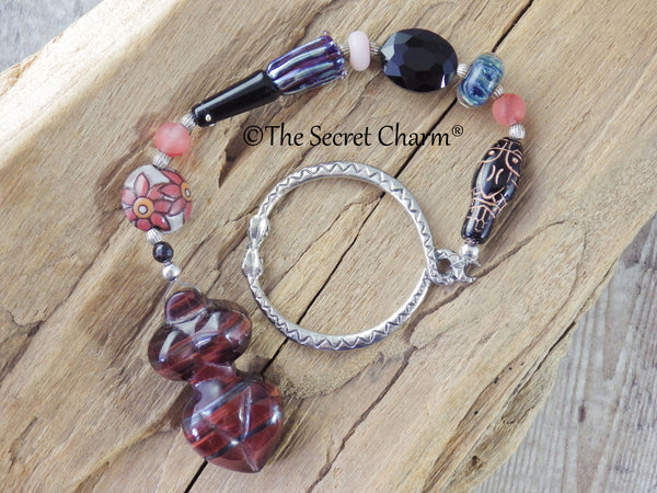 Lilith Garnet Pocket Prayer Beads OOAK