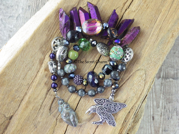 Goddess Badb Pagan Prayer Beads