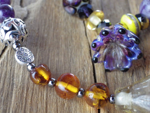 Norse Goddess Freya Pagan Prayer Beads, Wiccan Rosary Mala Beads, Worry Beads, Witches Ladder Meditation Beads, Pagan Spiritual Gift
