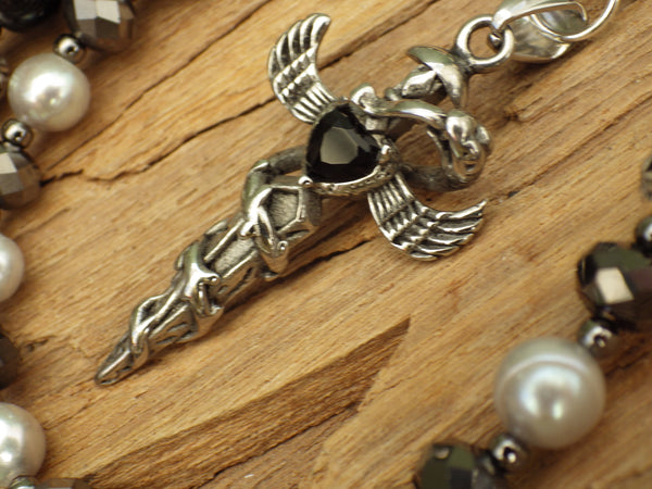 Dark Goddess Lilith Pagan Prayer Beads