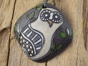 Owl Goddess Athena Pagan Prayer Beads, Wiccan Rosary, Witches Ladder, Pocket Mala, Meditation Beads, Altar Display, OOAK Spiritual Gift