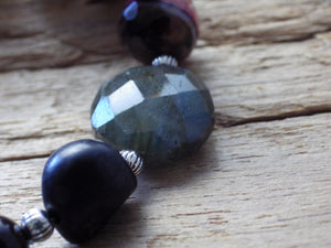 Crow Goddess Morrigan Pocket Prayer Beads