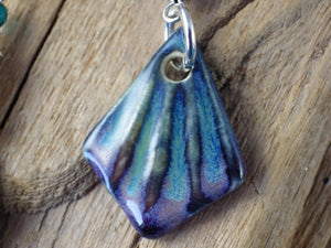 Divination Pendulum For Witch, Crazy Lace Agate Gemstone Scrying Pendant, Handmade Wiccan Dowsing Tools, Pagan Witchy Gift, UK Shop Seller