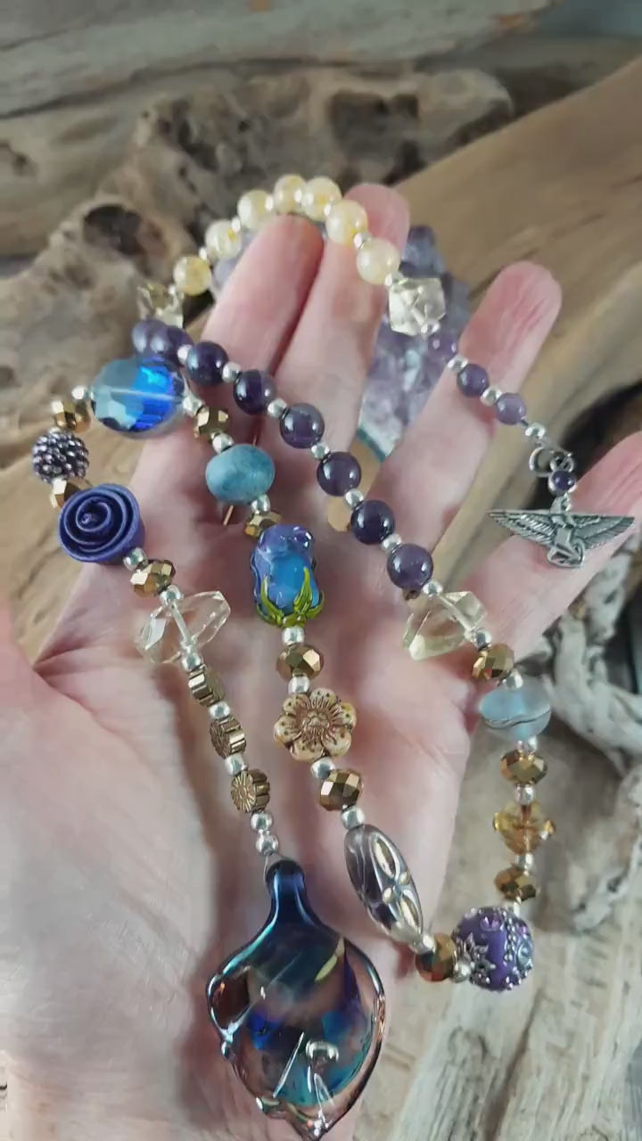 Eqyptian Goddess Isis Pagan Prayer Beads