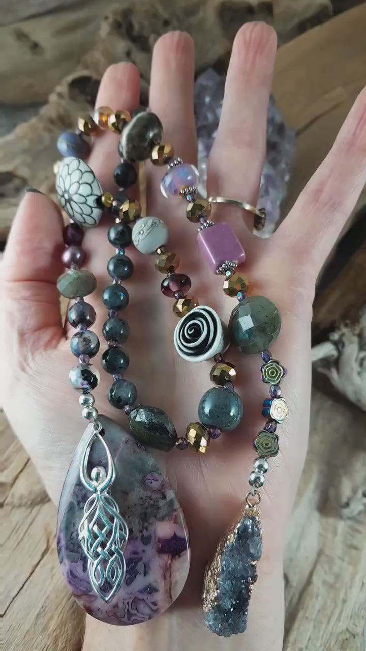 Celtic Goddess Sterling Silver Prayer Beads