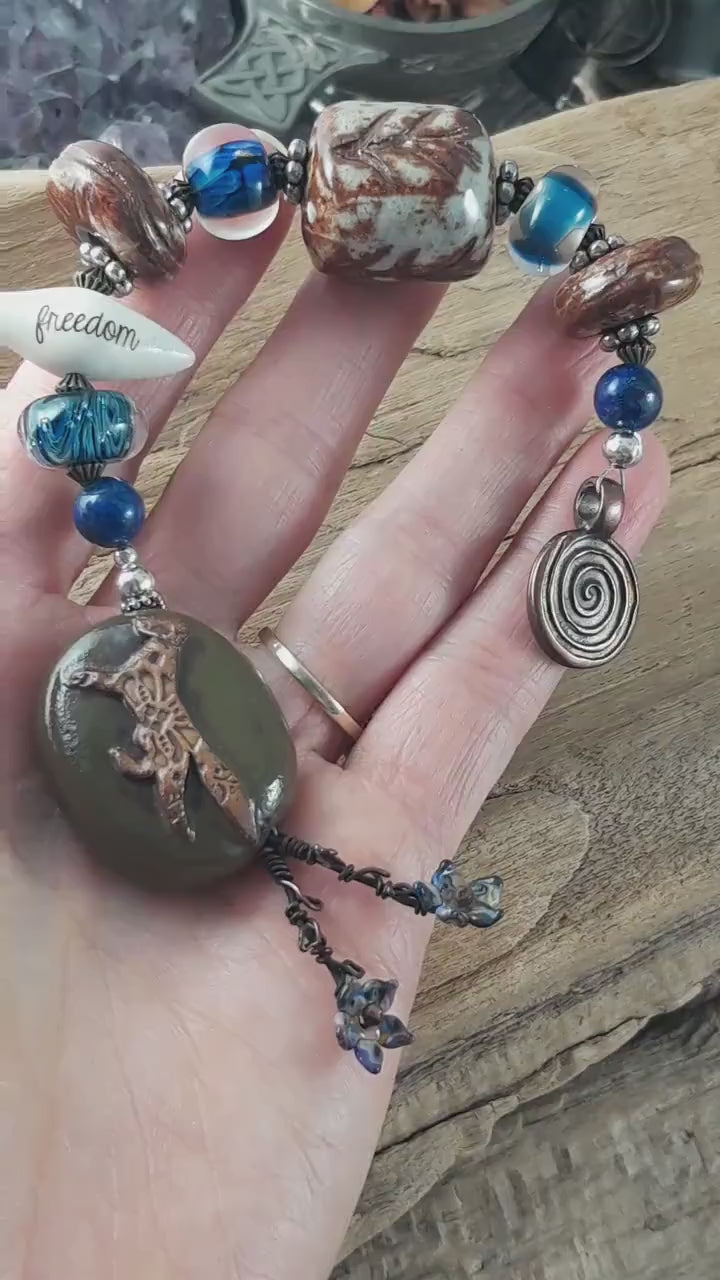 Dionysus Fox Pocket Prayer Mala