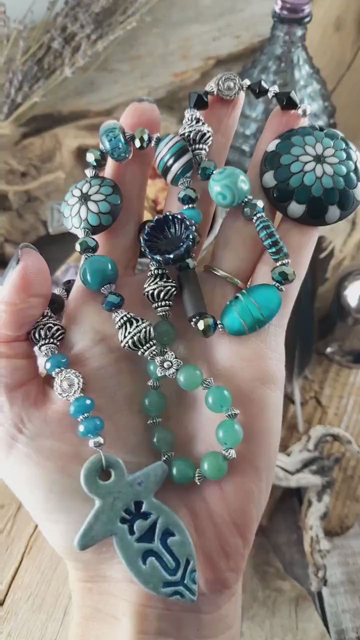 Morgan Le Fay Sea Siren Prayer Beads