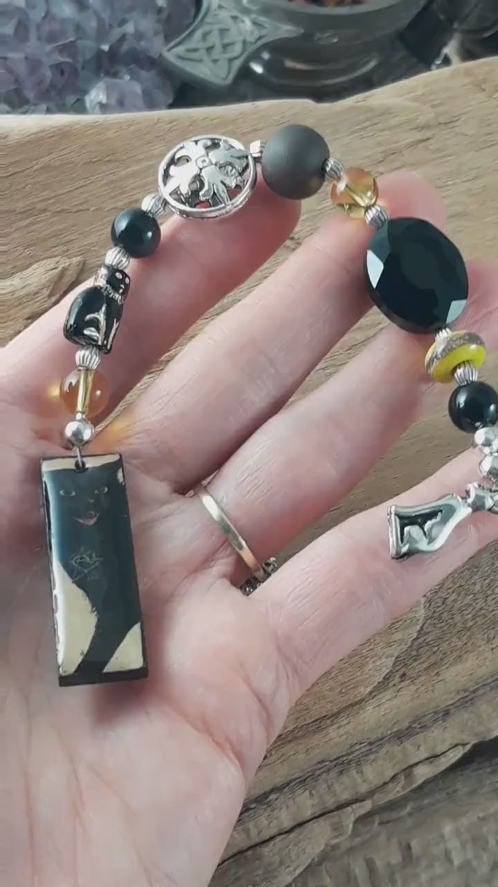 Witches' Familiar Pocket Prayer Beads
