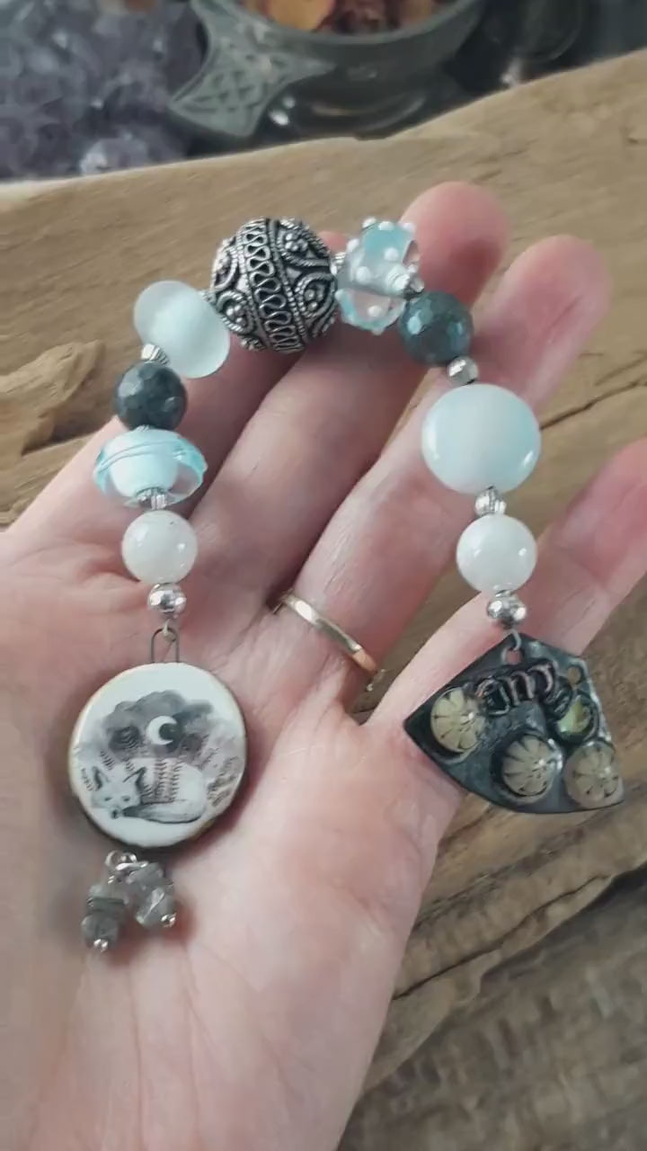 Arctic Fox / Dionyus Pocket Prayer Beads