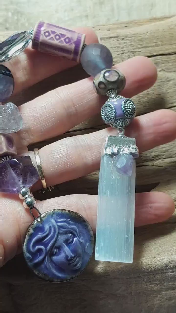 Goddess Hekate Pocket Pagan Prayer Beads