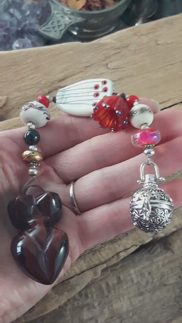 Lilith Ruby Pocket Affirmation Beads