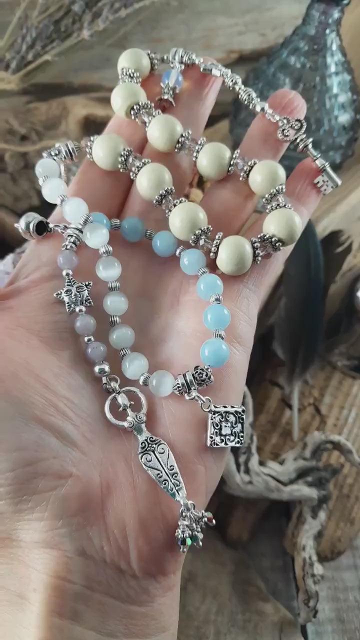 Goddess Hekate Pagan Prayer Beads
