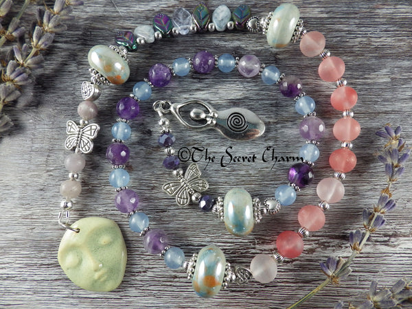 Celtic Goddess Aine Pagan Prayer Beads