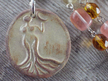 Goddess Selene Pagan Rosary Necklace