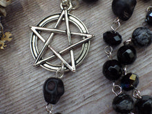Moon Goddess Cerridwen Wiccan Rosary Necklace