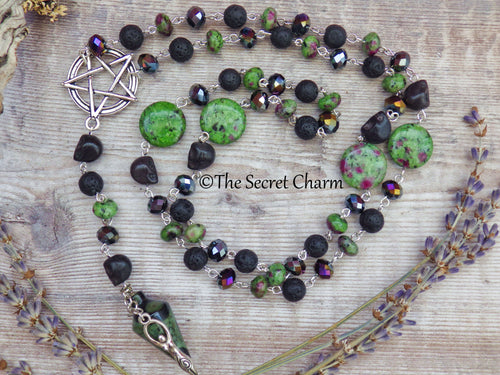 Hekate Pagan Rosary Necklace
