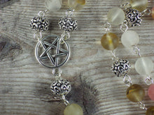 Celtic Goddess Brighid Pagan Rosary Necklace