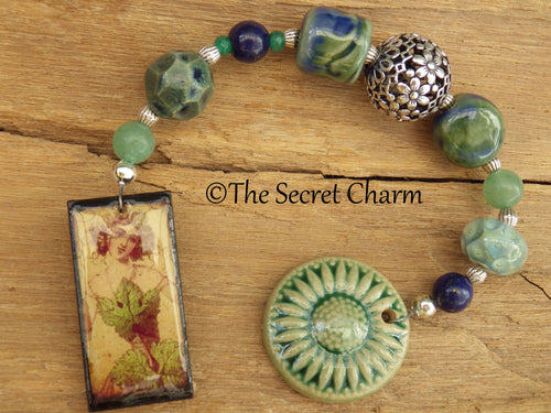 Green Woman Pocket Meditation Beads