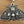 Moon Phase Luna Moth Pocket Prayer Beads
